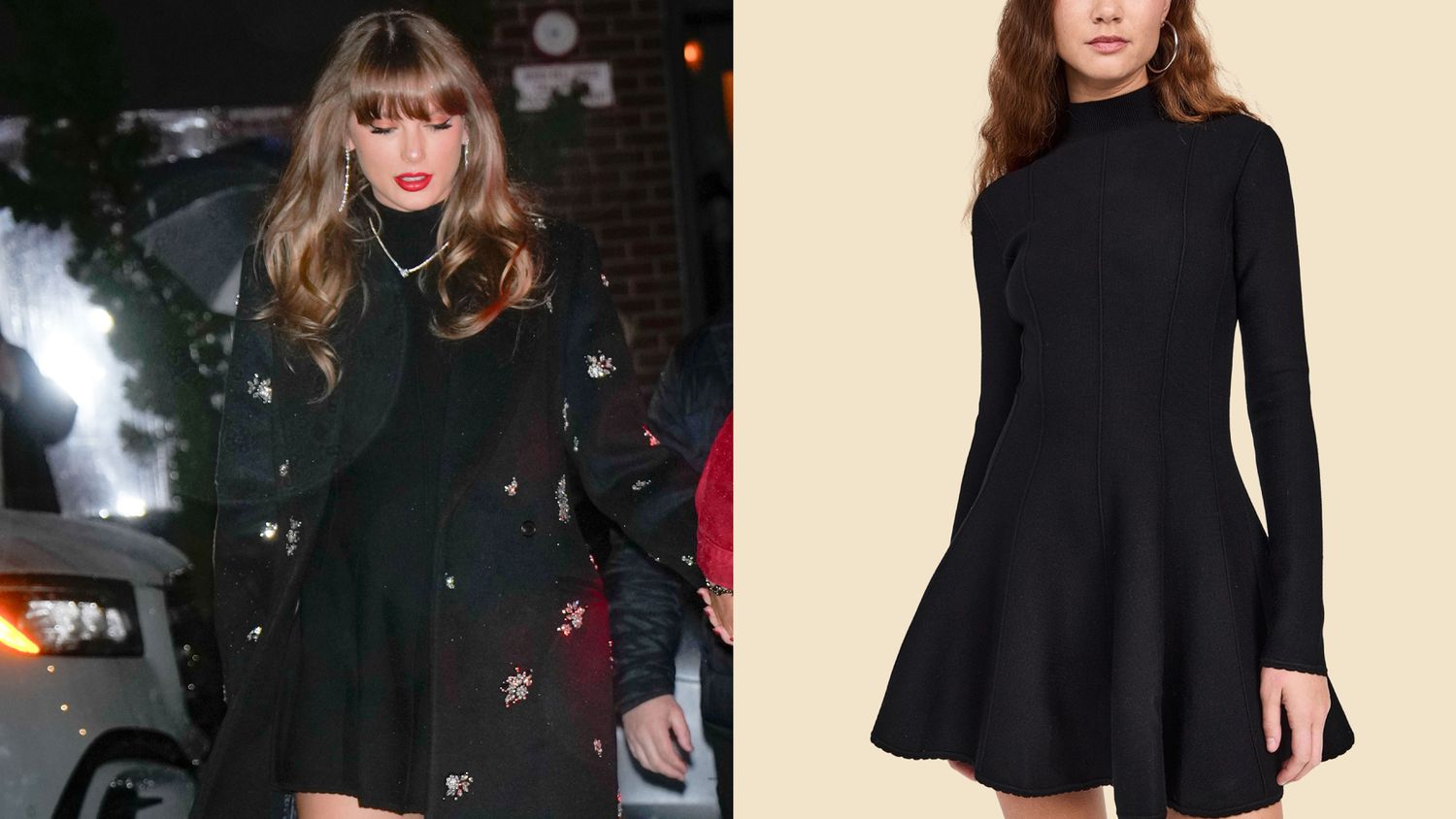 泰勒絲 (Taylor Swift) 的舒適小黑裙幾乎已售空，但我發現類似款式的售價為 28 美元