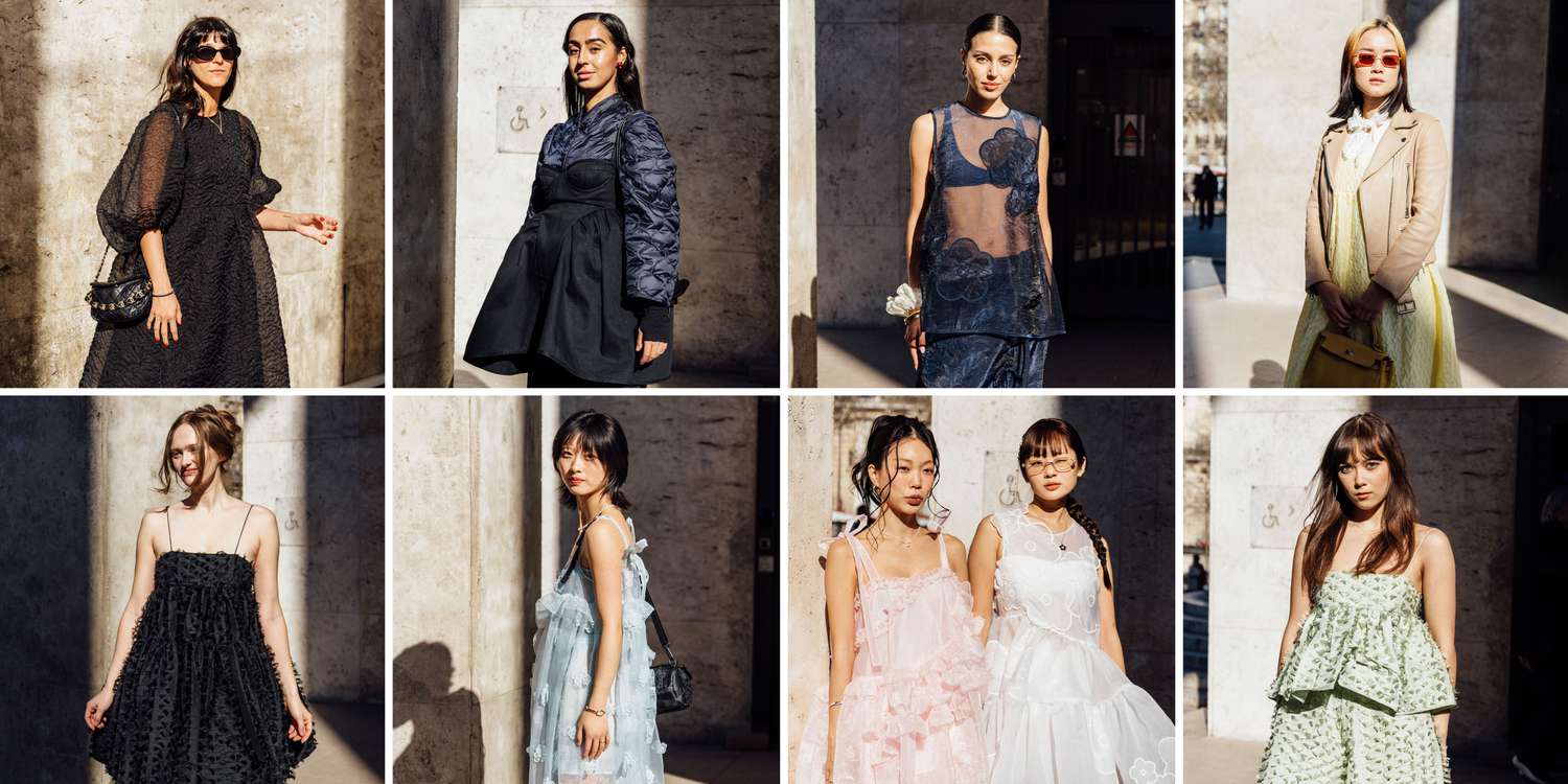 塞西莉·巴恩森（Cecilie Bahnsen）的2025年巴黎時裝週演出，所有酷法國女孩都穿什麼