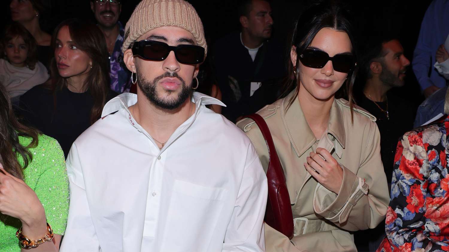 肯德爾·詹納（Kendall Jenner）和壞兔子在卡爾文·克萊因（Calvin Klein）的紐約時裝周秀上團聚