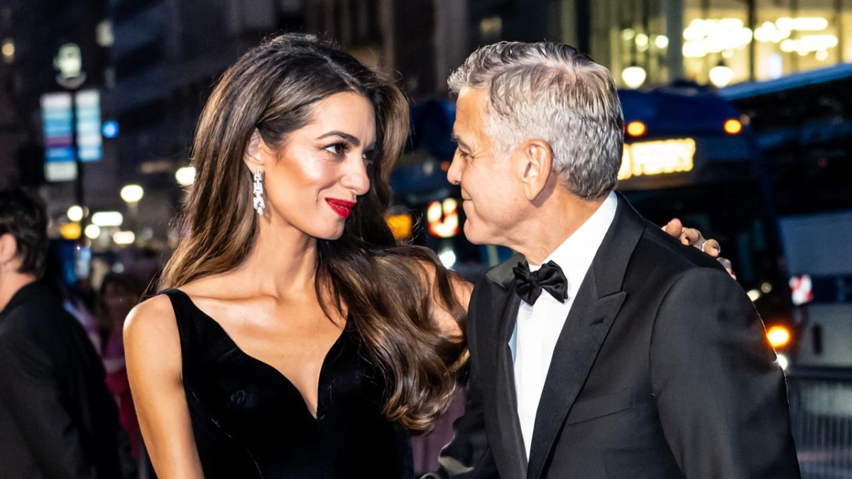 喬治和阿馬爾·克魯尼（George＆Amal Clooney）的紐約約會之夜照片非常喜歡