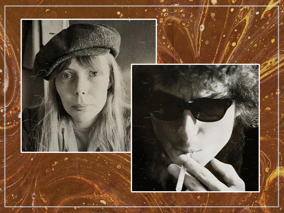 喬尼·米切爾（Joni Mitchell）討厭與鮑勃·迪倫（Bob Dylan）一起表演的衛生原因：“在我的臉上”