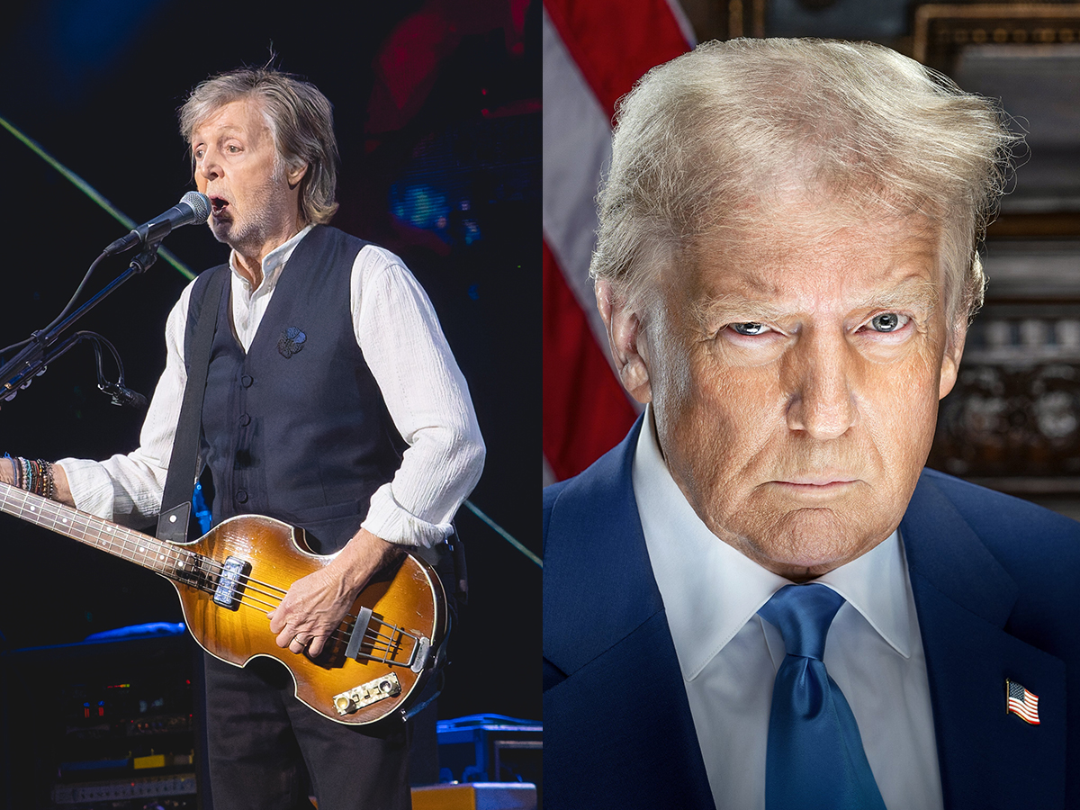 保羅·麥卡特尼（Paul McCartney）和其他400名娛樂明星對唐納德·特朗普（Donald Trump）的AI計劃感到遺憾