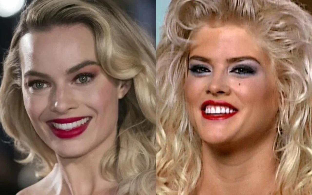 瑪格特·羅比（Margot Robbie）看著Anna Nicole Smith的傳記