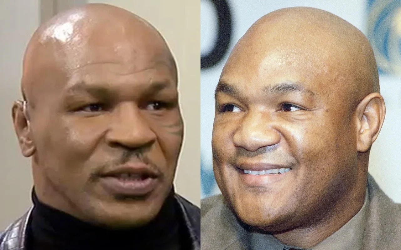邁克·泰森（Mike Tyson）去世後向傳奇的拳擊手喬治·福爾曼（George Foreman）致敬