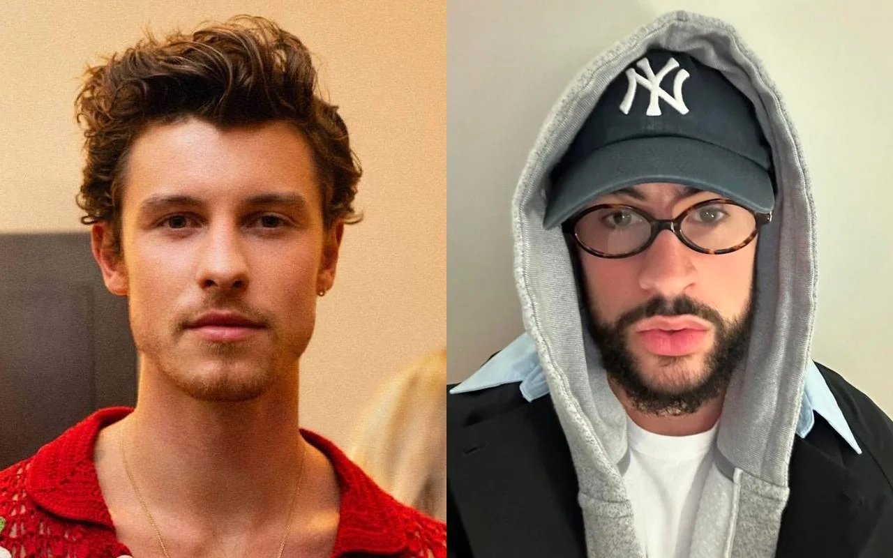 肖恩·門德斯（Shawn Mendes）對壞兔子的racy照片提高了眉毛