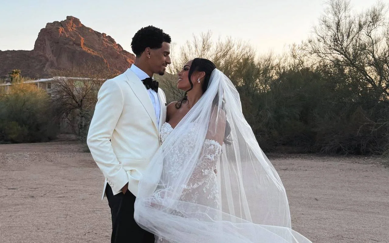 NFL明星基思·泰勒（Keith Taylor）在令人驚嘆的婚禮上結婚Jaeden Hooker