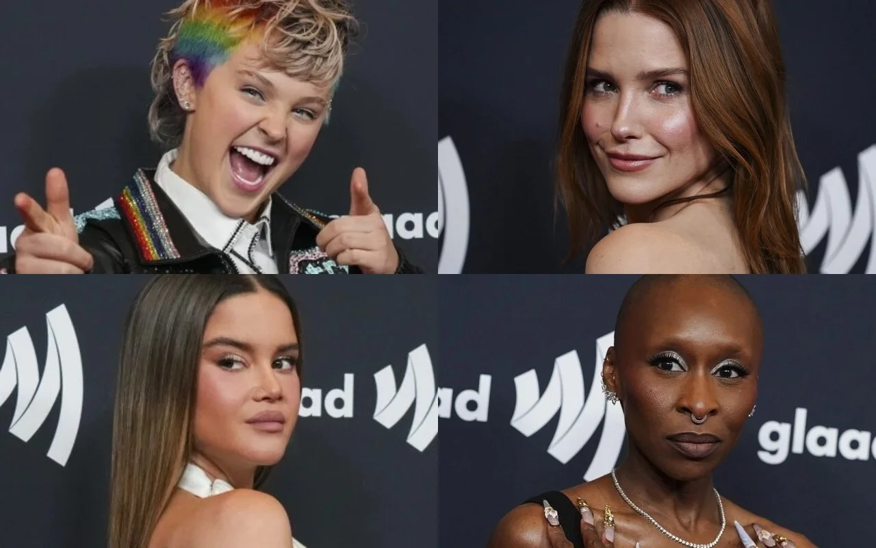 Glaad獎2025年紅地毯：Jojo Siwa，Sophia Bush，Maaren Moris，Cynthia Erivo等