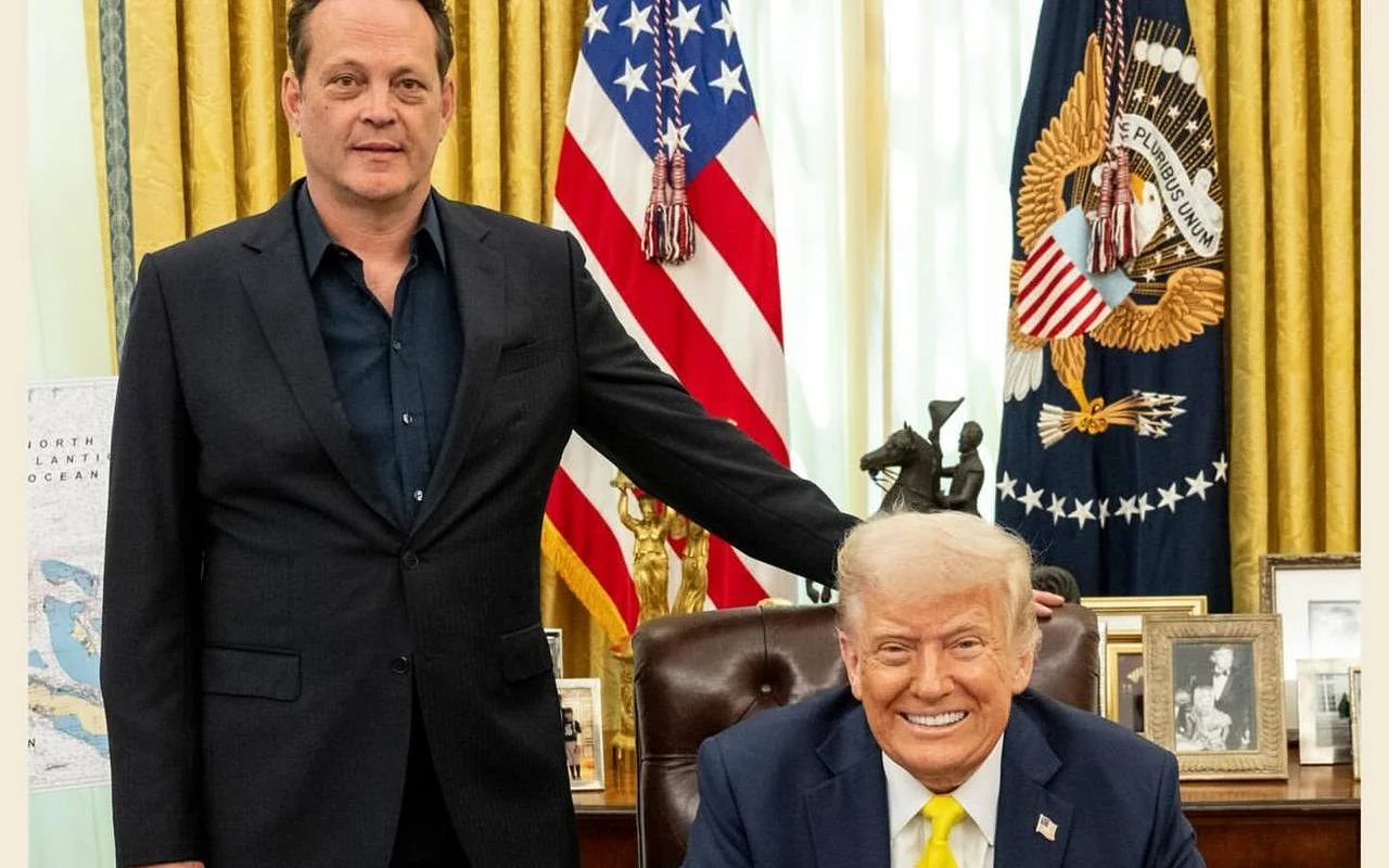 文斯·沃恩（Vince Vaughn）和唐納德·特朗普（Donald Trump