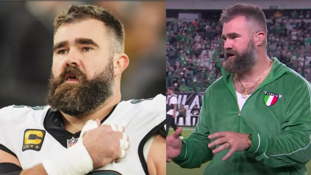 Jason Kelce 在 ESPN 第 2 週的比賽中穿著意大利標誌服裝，這讓球迷們對他的出身感到困惑！